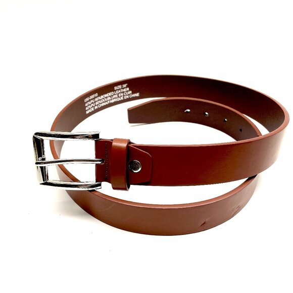 Esprit belt leather and PU tan colour sport chic size 38 - Picture 1 of 3